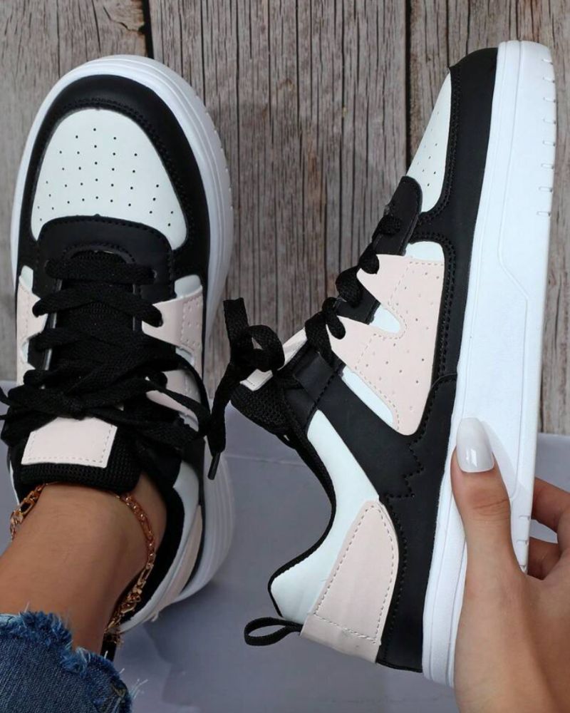 Modische farbige Sneakers für Damen - Prisca