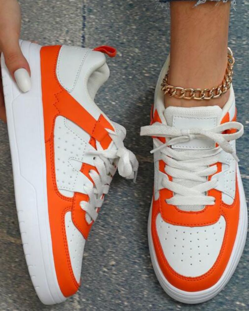 Modische farbige Sneakers für Damen - Prisca