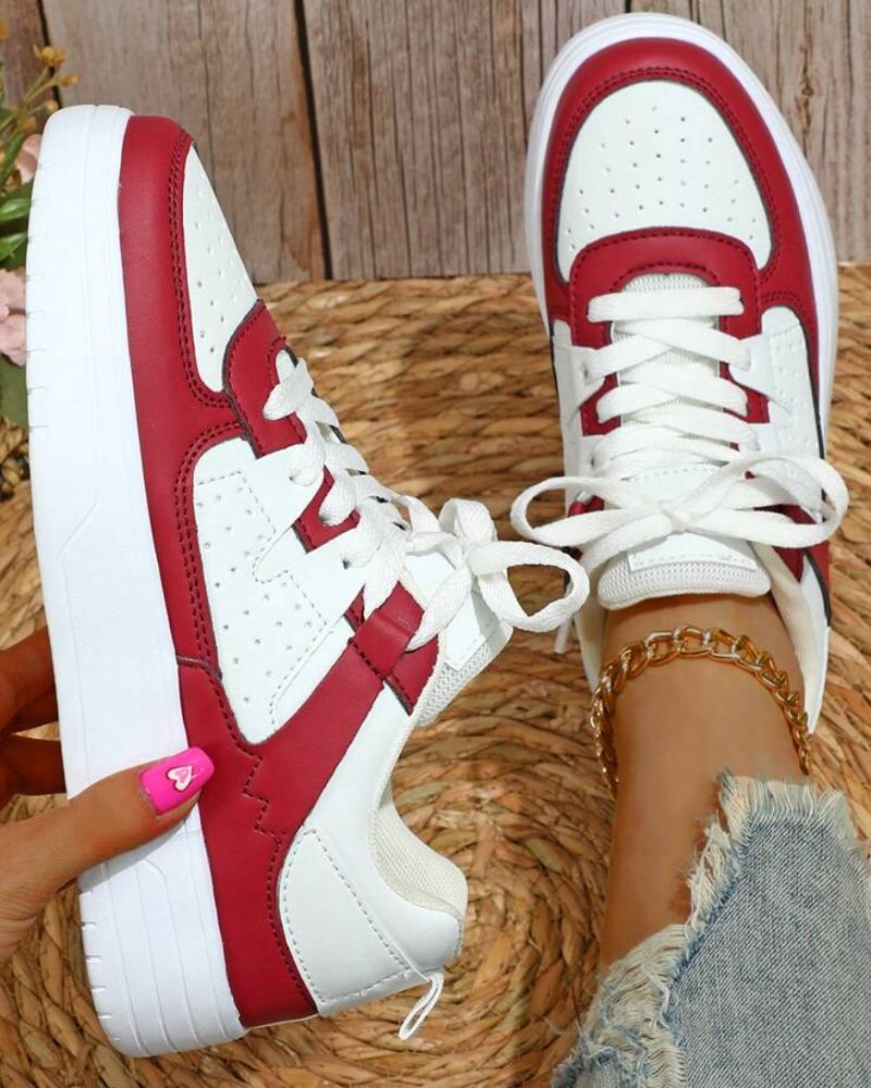 Modische farbige Sneakers für Damen - Prisca