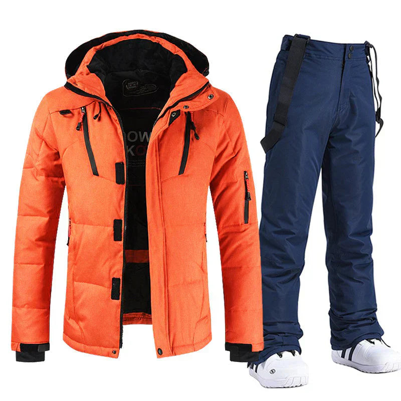 Herren Ski-Set: Wasser- und windabweisende Jacke und Hose