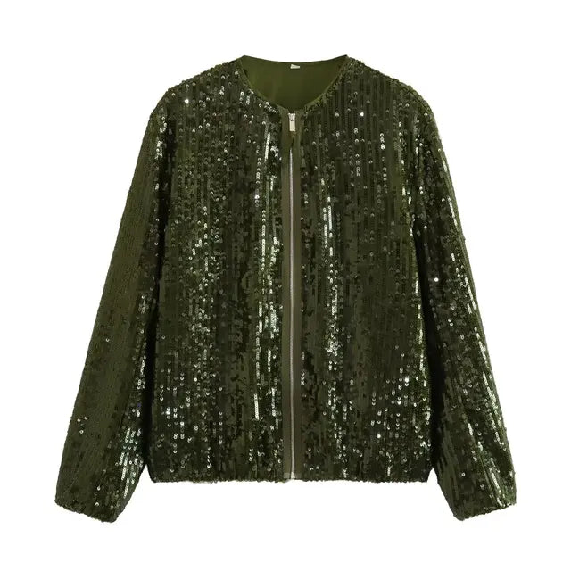 Krohn-e | Glänzende Couture-Jacke