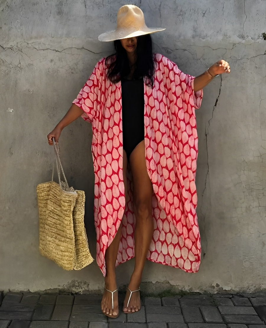 Palm Isle Sexy Kimono Robe