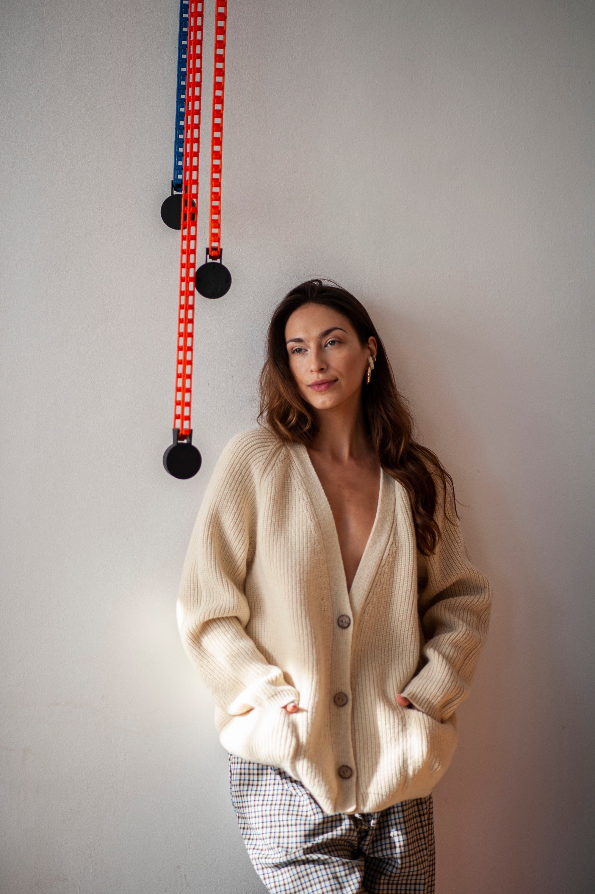 Krohn-e | Luxuriöser Cardigan Aus Merinowolle