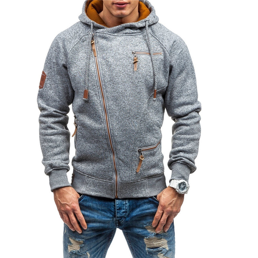 Herren Winter-Hoodie mit Reißverschluss