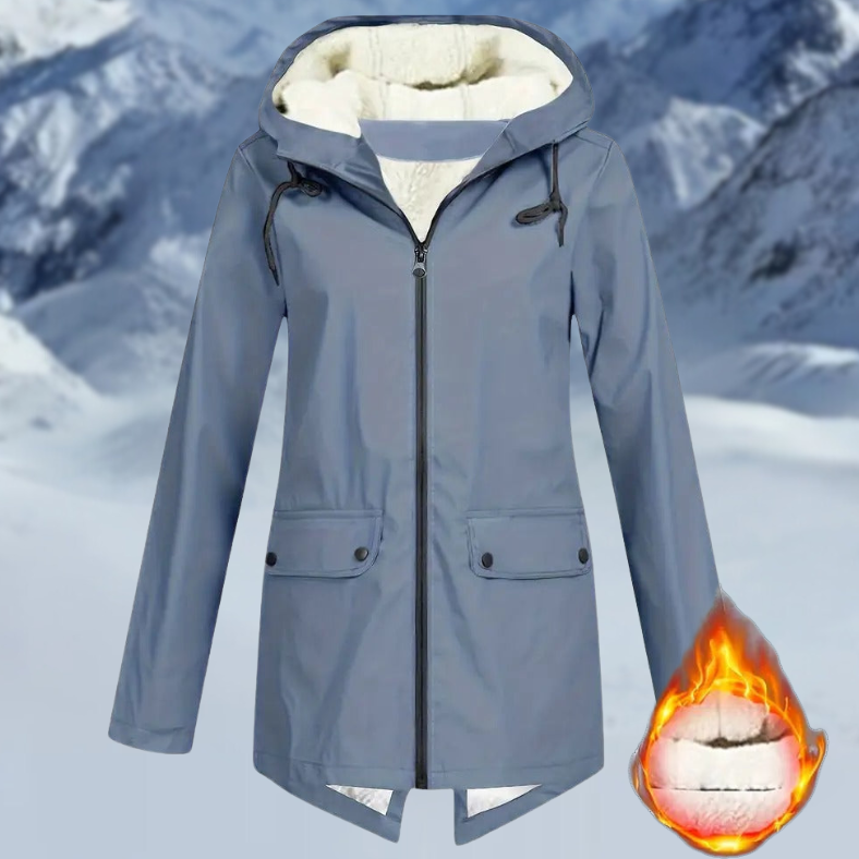 Krohn-e | Wasserdichte Jacke mit Kordelzug