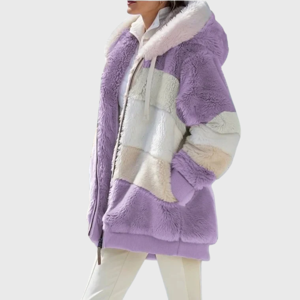 KROHN-E Damen Winterjacke Isolierung Kapuze Verstellbar