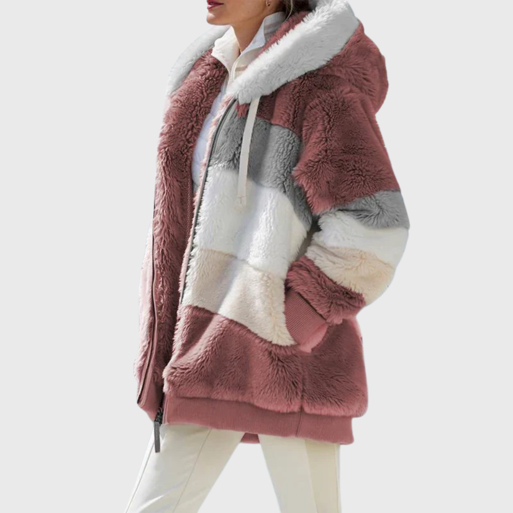 KROHN-E Damen Winterjacke Isolierung Kapuze Verstellbar