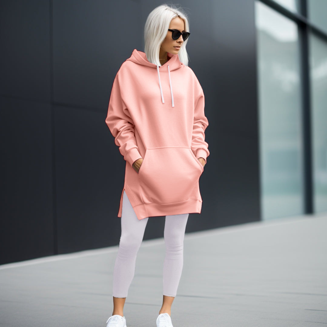 Geräumiges Vania Hoodie-Kleid: Komfort und Style vereint