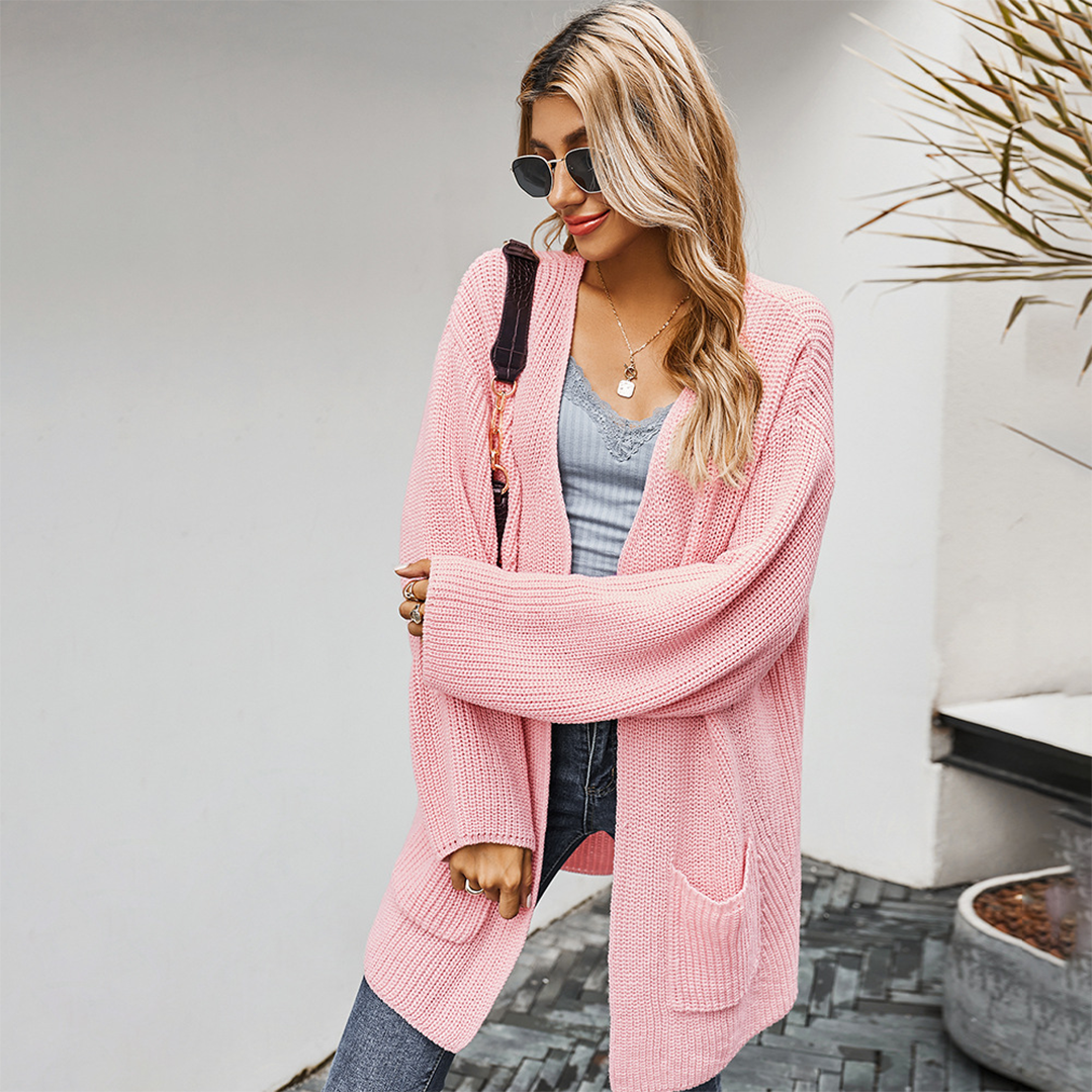 MIKAELA: Elegantes und luxuriöses Komfort-Cardigan