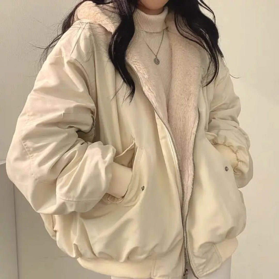 Krohn-e | Modische Damen Winter Pufferjacke Leicht und Gemütlich