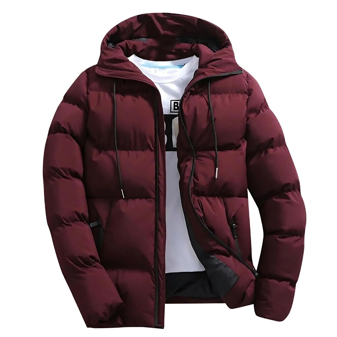 Herren Winterparka mit Kapuze, wasserdicht