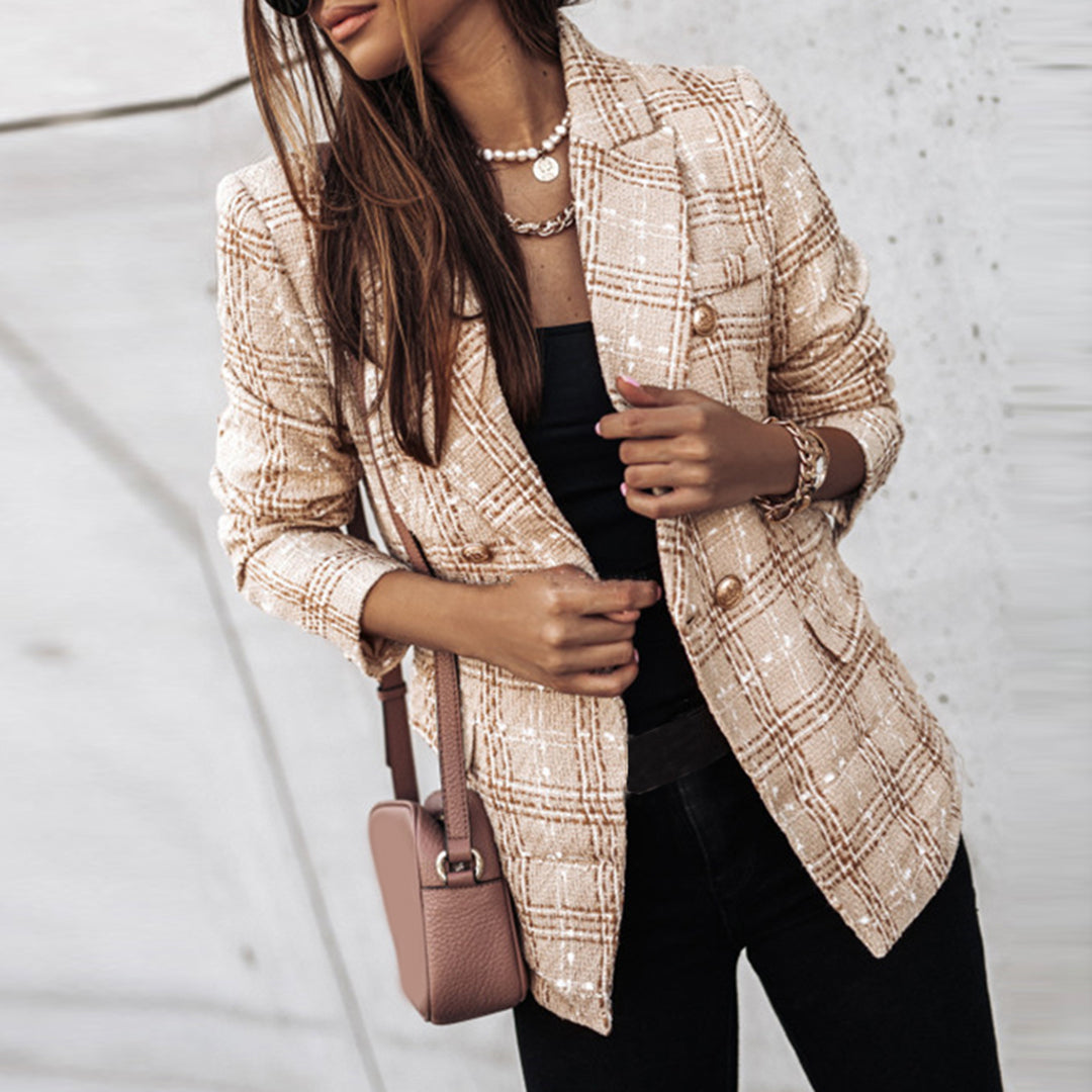 Krohn-e | Elegante Jacke mit Taillierter Passform und Verschluss