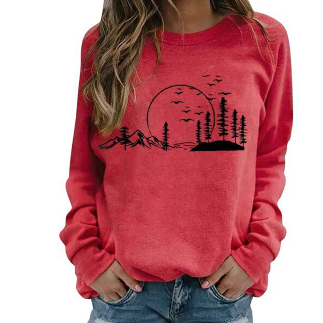 Krohn-e | Sweatshirt - Gemütliches von der Natur inspiriertes Grafik-Sweatshirt
