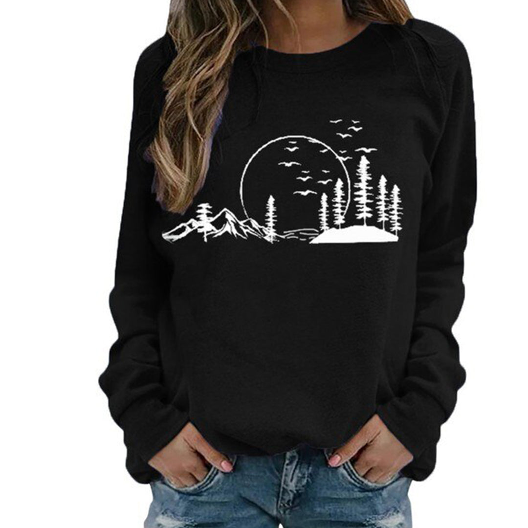 Krohn-e | Sweatshirt - Gemütliches von der Natur inspiriertes Grafik-Sweatshirt