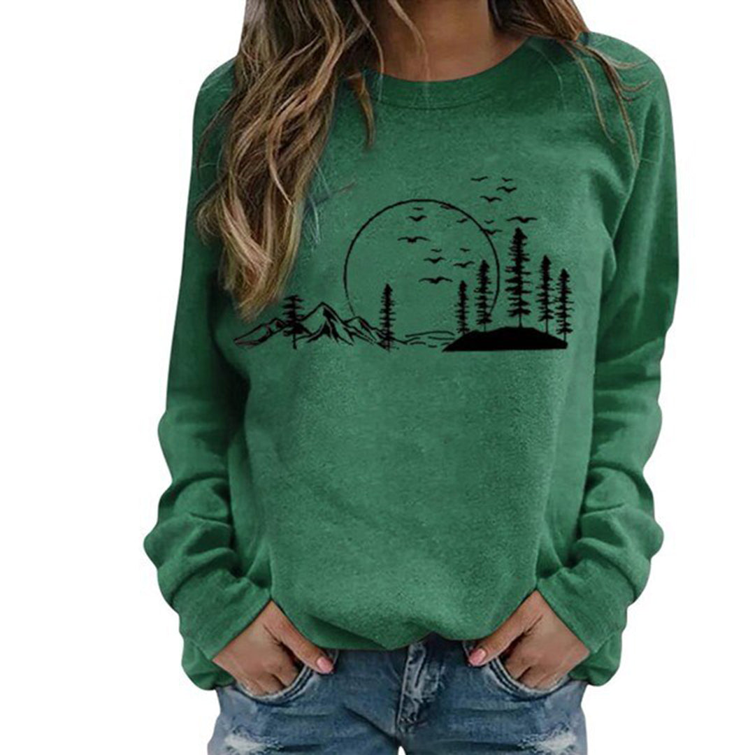 Krohn-e | Sweatshirt - Gemütliches von der Natur inspiriertes Grafik-Sweatshirt