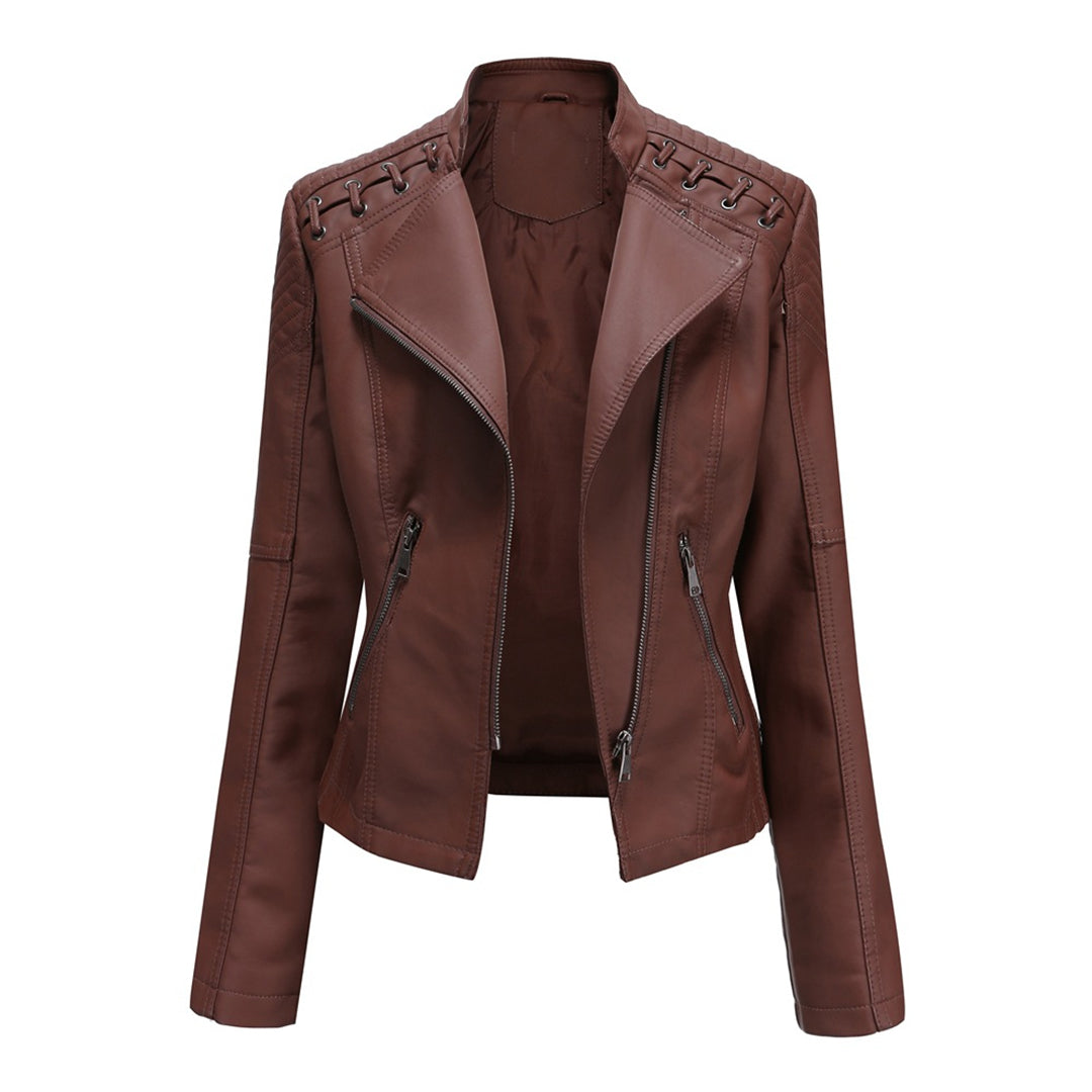 Krohn-e | Trendy Lederjacke für Damen