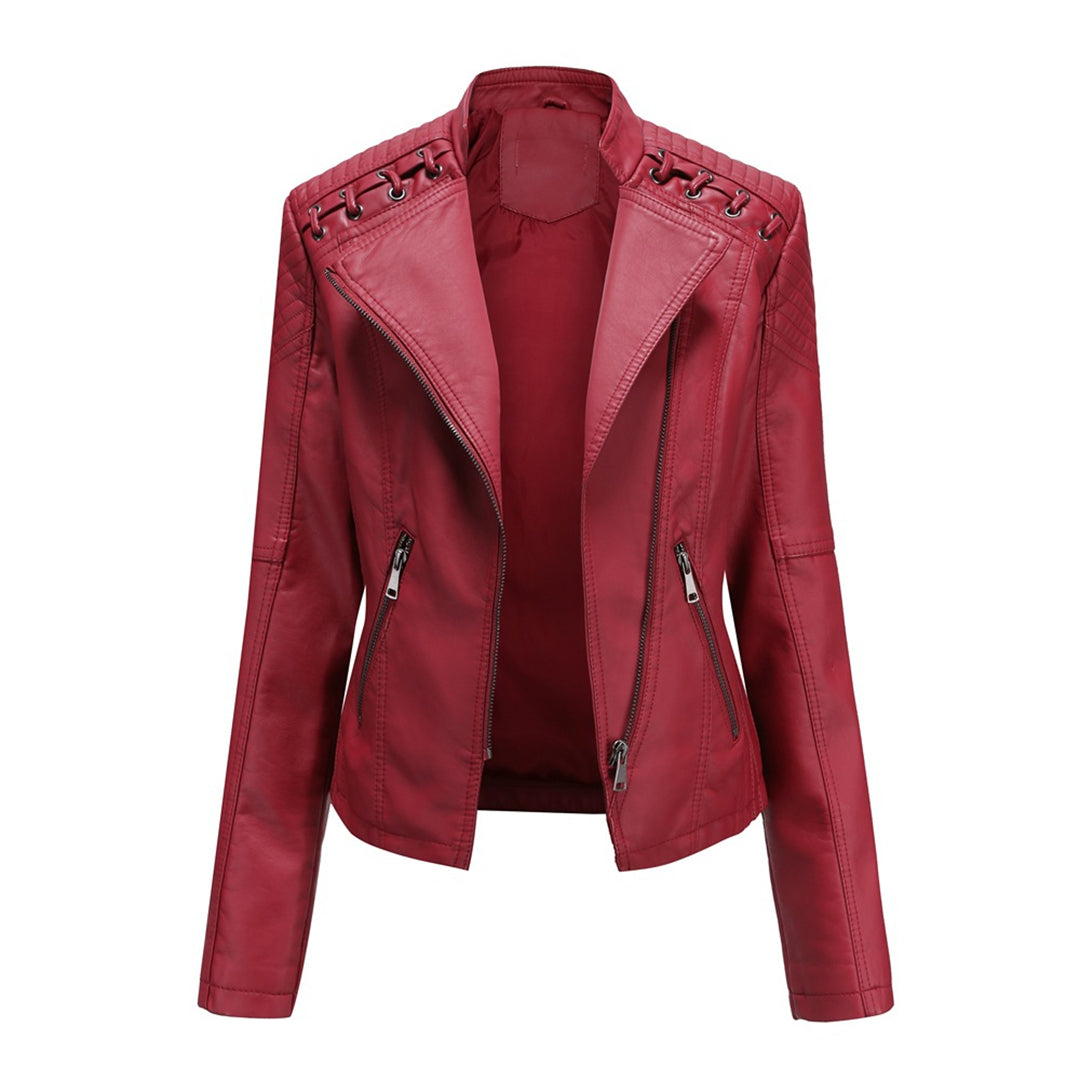 Krohn-e | Trendy Lederjacke für Damen