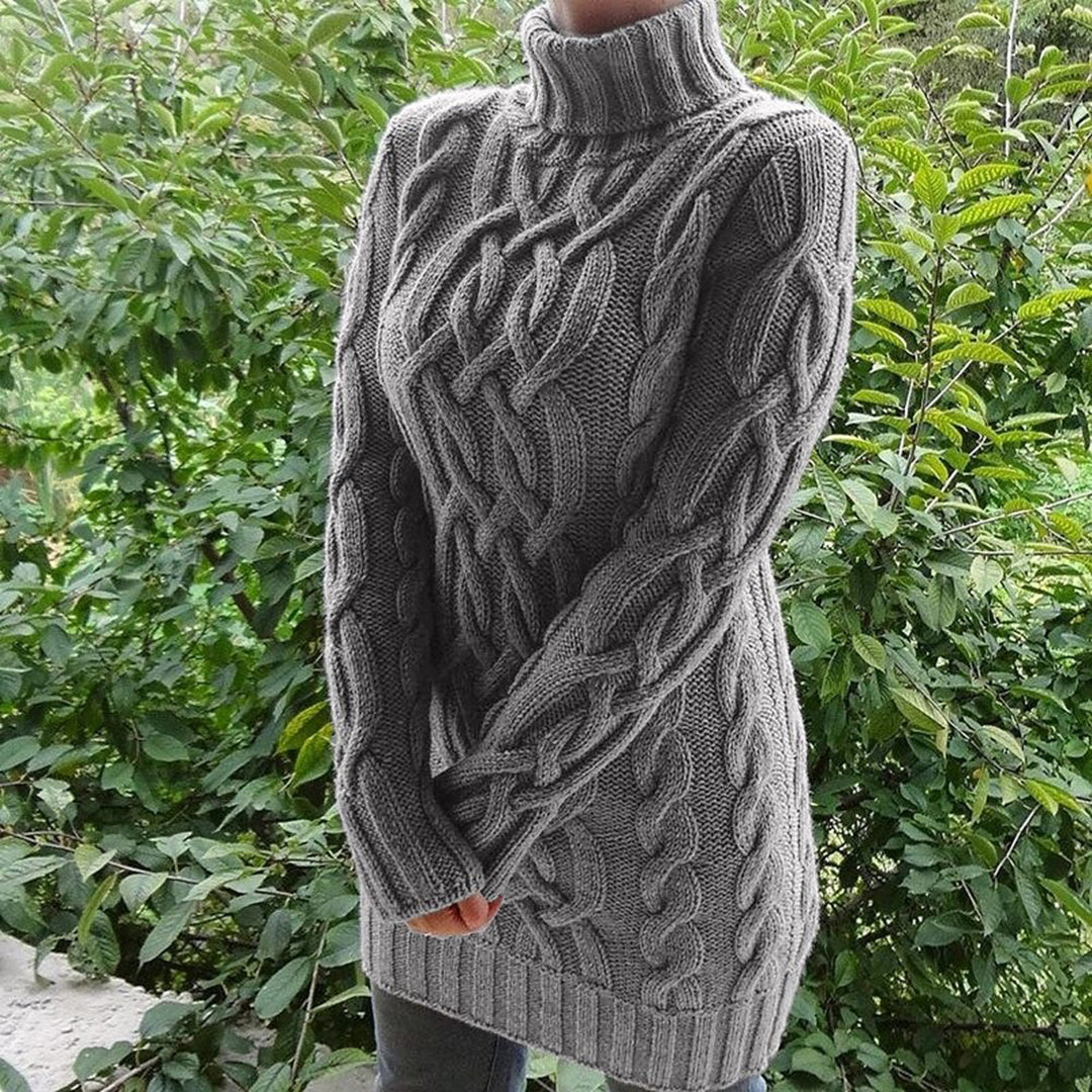 Skyla: Trendiger Damen-Rollkragenpullover im stylischen Design