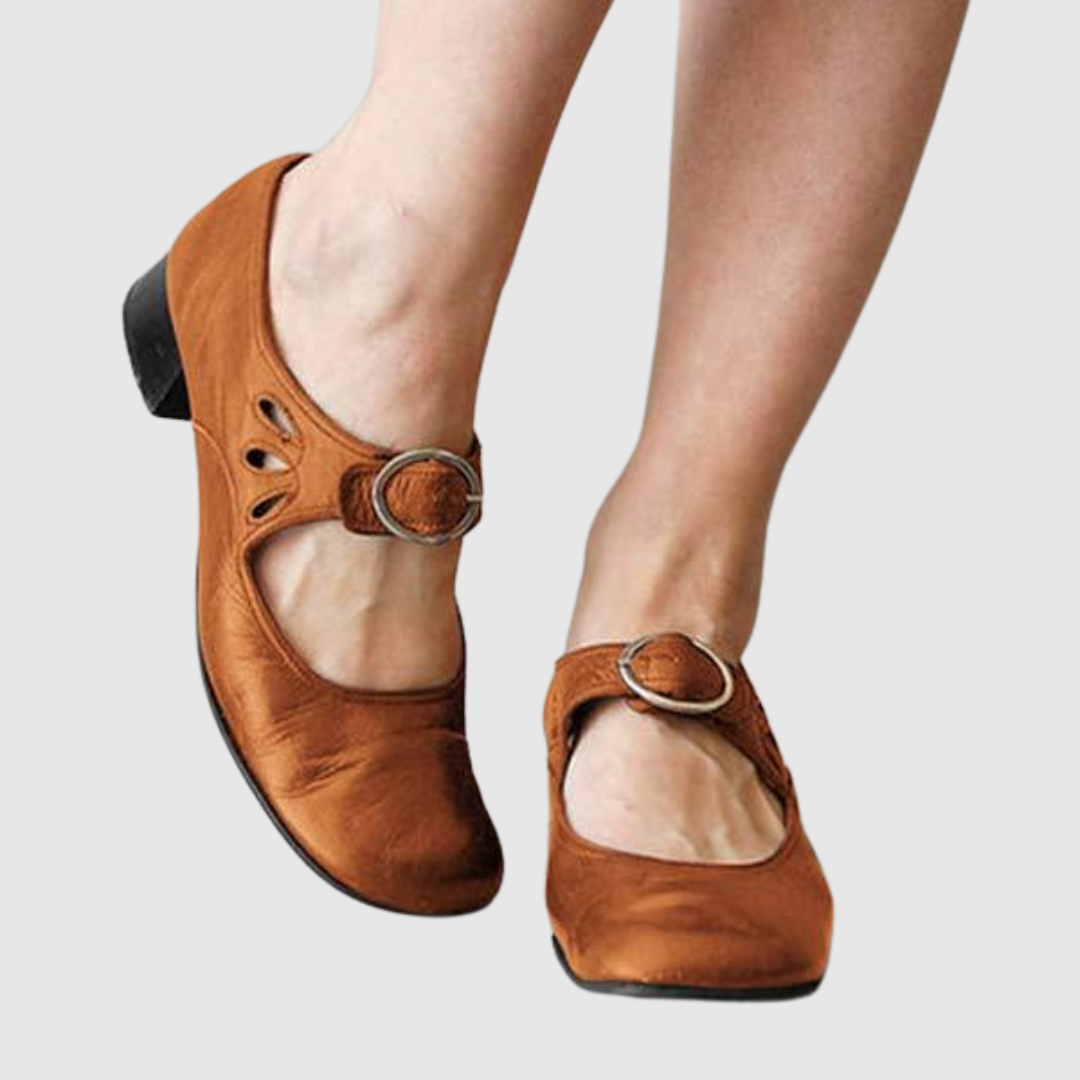 KROHN-E Damen Chelsea-Boots Klassisches Design Elastische Seiteneinsätze