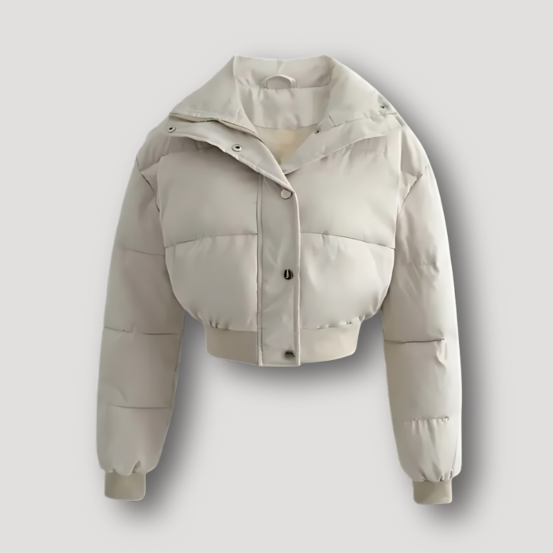 Kinah Gesteppte, gepolsterte, kurze Steppjacke mit Reißverschluss