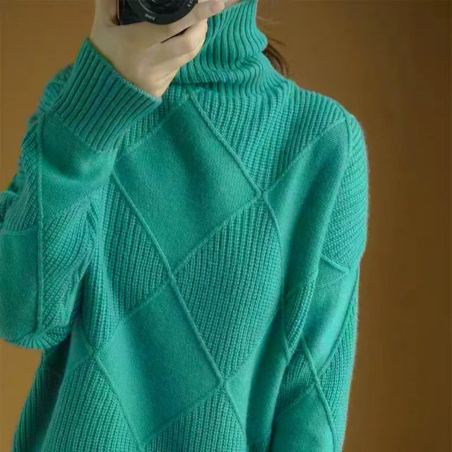 Krohn-e | Grober Pullover für Frauen