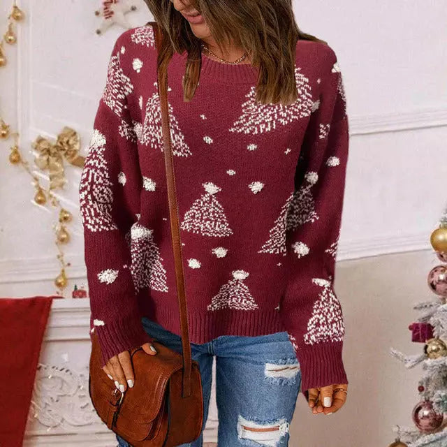 Krohn-e | Lässiger Strickpullover mit Lockerem Schnitt