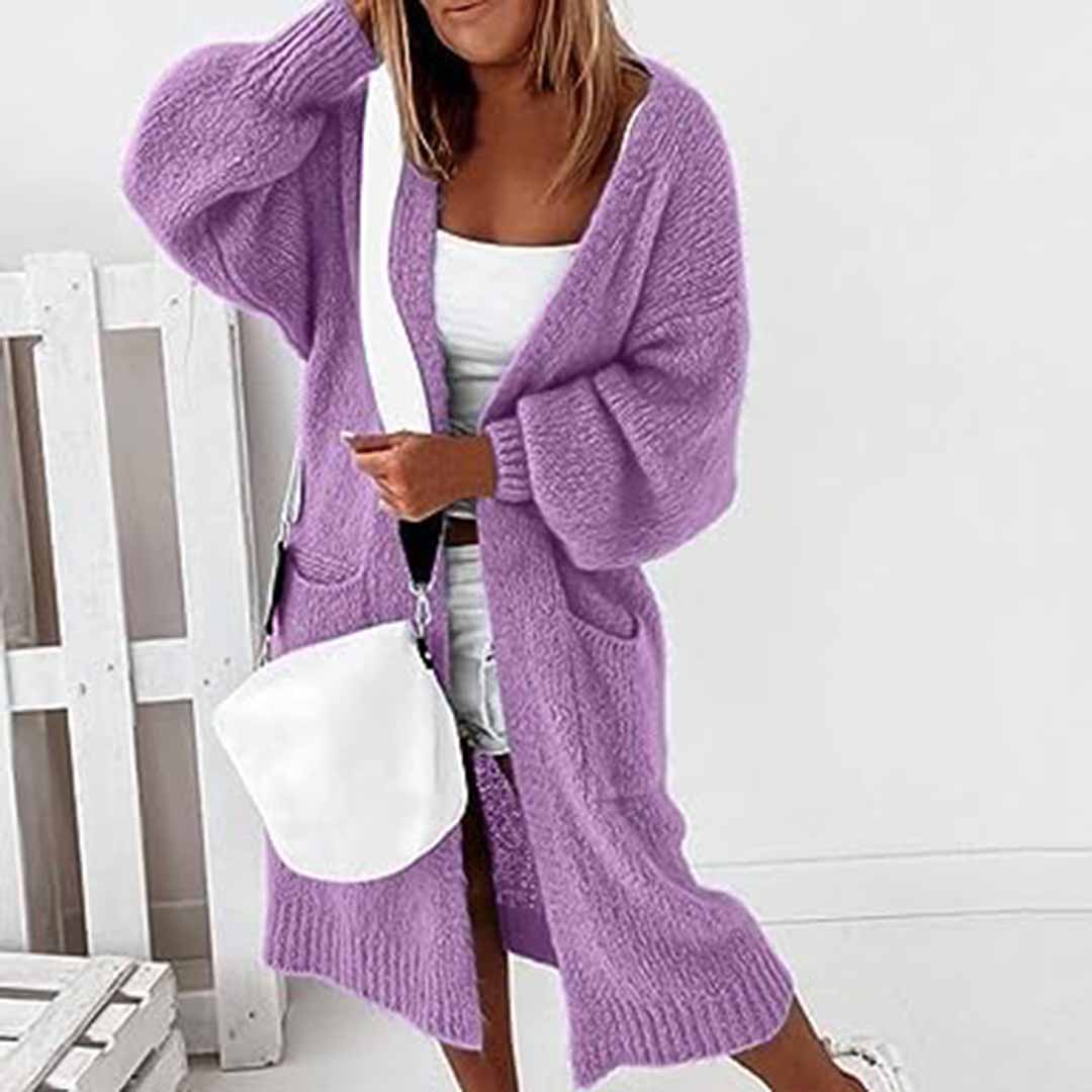 Modische Übergrößen-Strickjacke GRETA für Damen