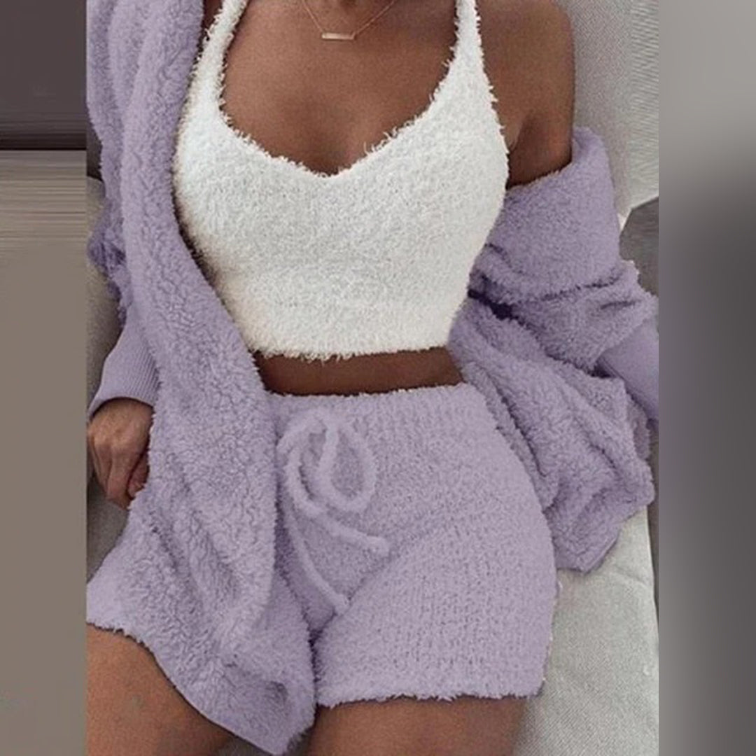 Astrid: Luxuriöses 3-teiliges Komfort-Set für gemütliches Ambiente