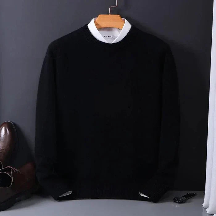 Krohn-e | Sweater - Herren Kaschmir Lockere Sweater