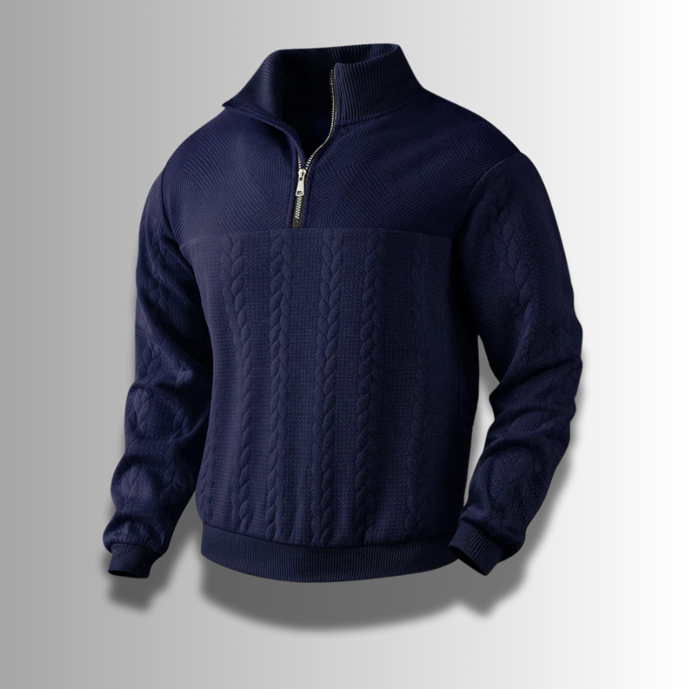 Feiner Herrenpullover aus reiner Merinowolle