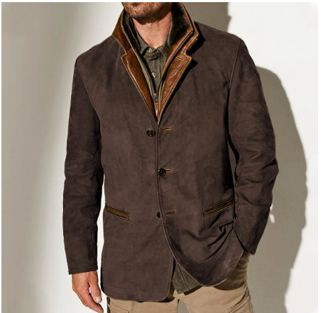 Krohn-e | Wildlederjacke Herren
