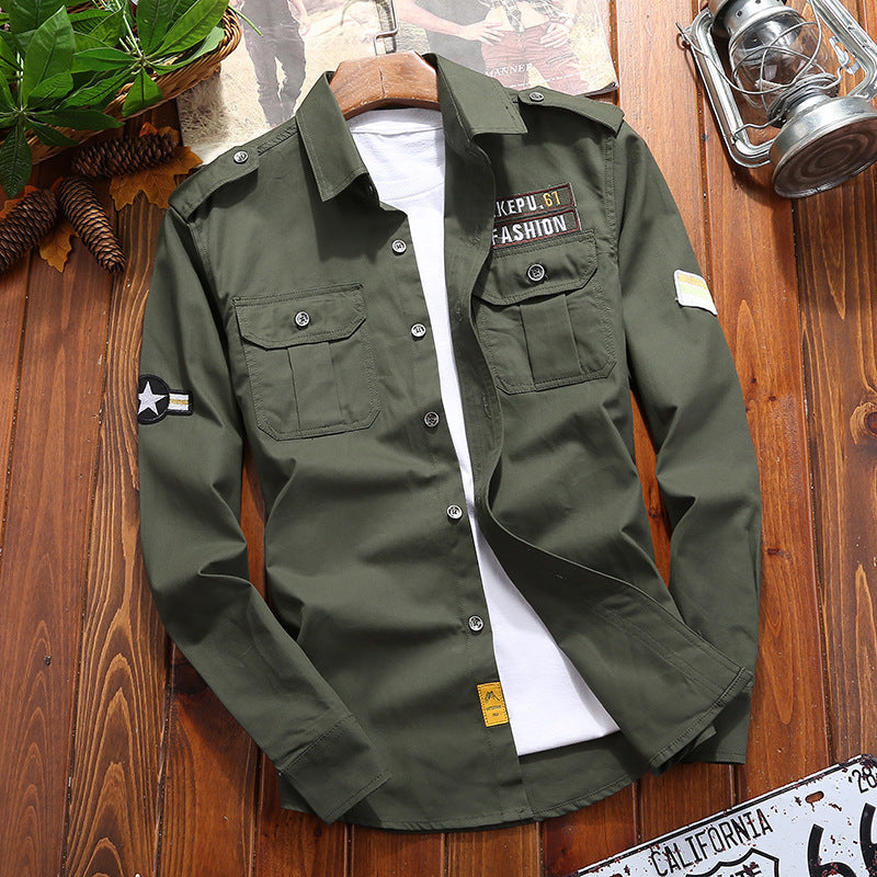Männers Militärjacke im eleganten Stil - Alex