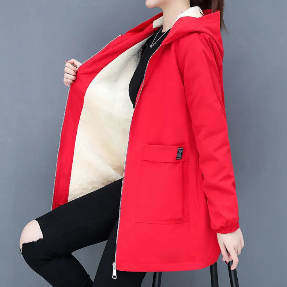 Trendige Kapuzenjacke für Damen in lässiger Optik von Kaleia