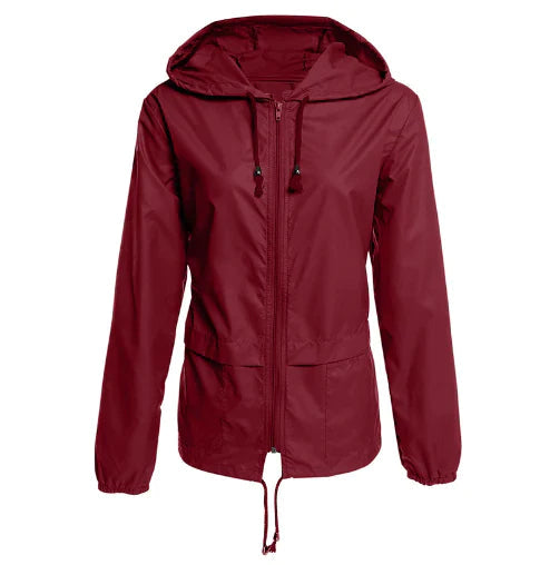 Krohn-e | Lässig Midilange mit Reißverschluss und Kapuze für Frauen Perfekt für Herbst Winter