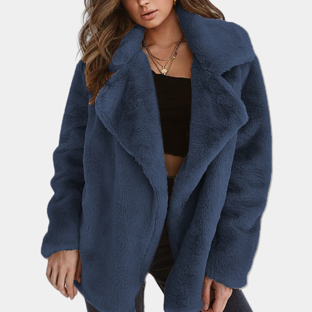 Krohn-e | Warmer Teddy Winterjacke für Damen