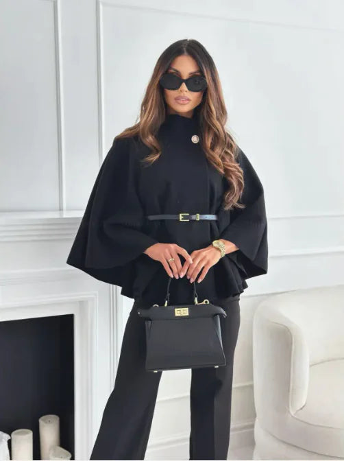 Krohn-e | Trendy Woll Damenmantel