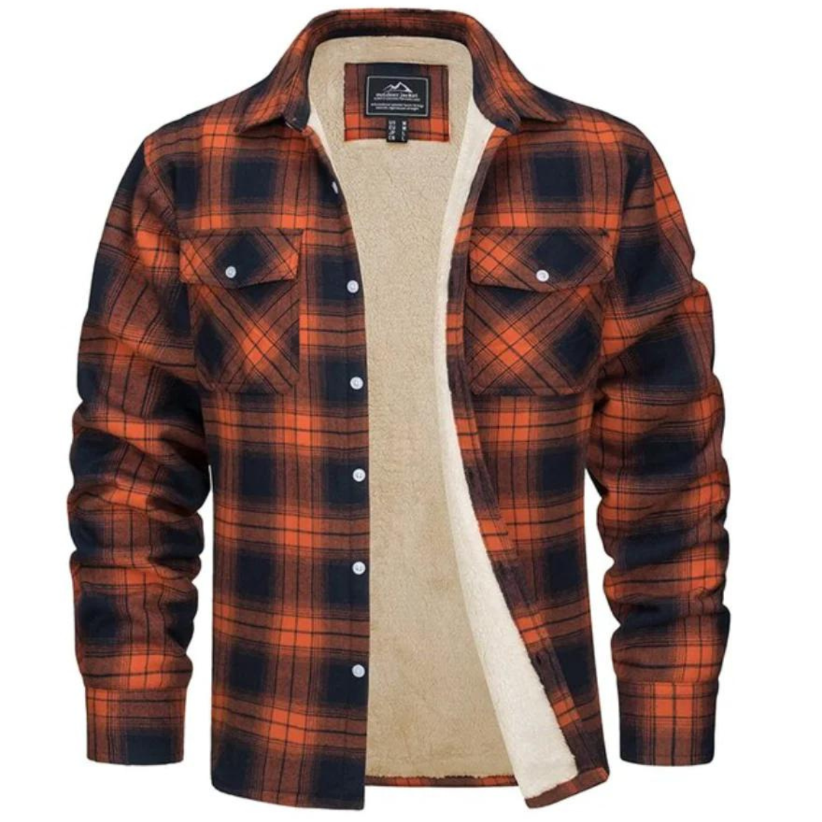 Krohn-e | Karierte Jack mit Fleece-Futter