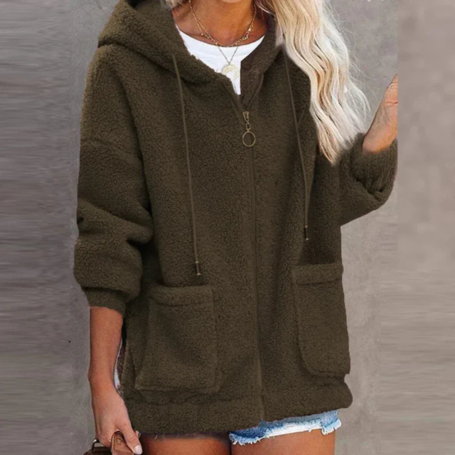 Damen-Kapuzenjacke Ramona mit warmem Futter