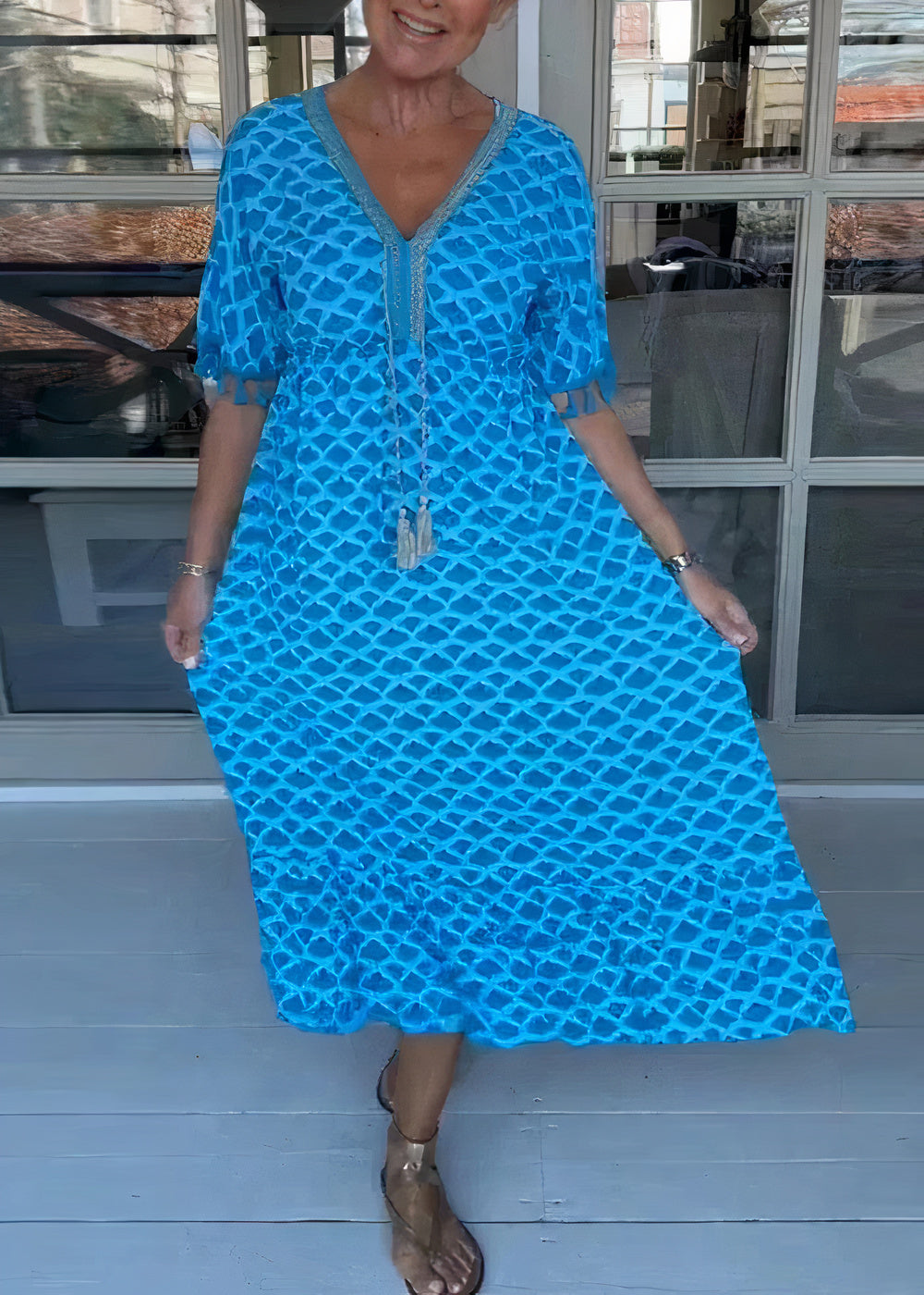 Farbiges und elegantes Kleid - Rayma