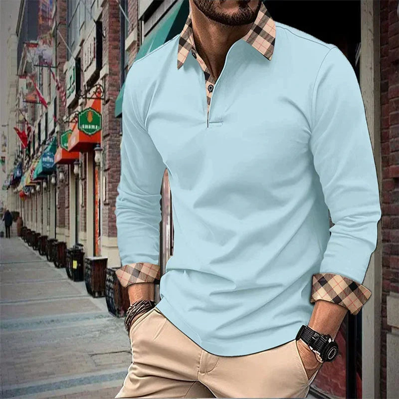 Poloshirt mit langen Ärmeln - Ray