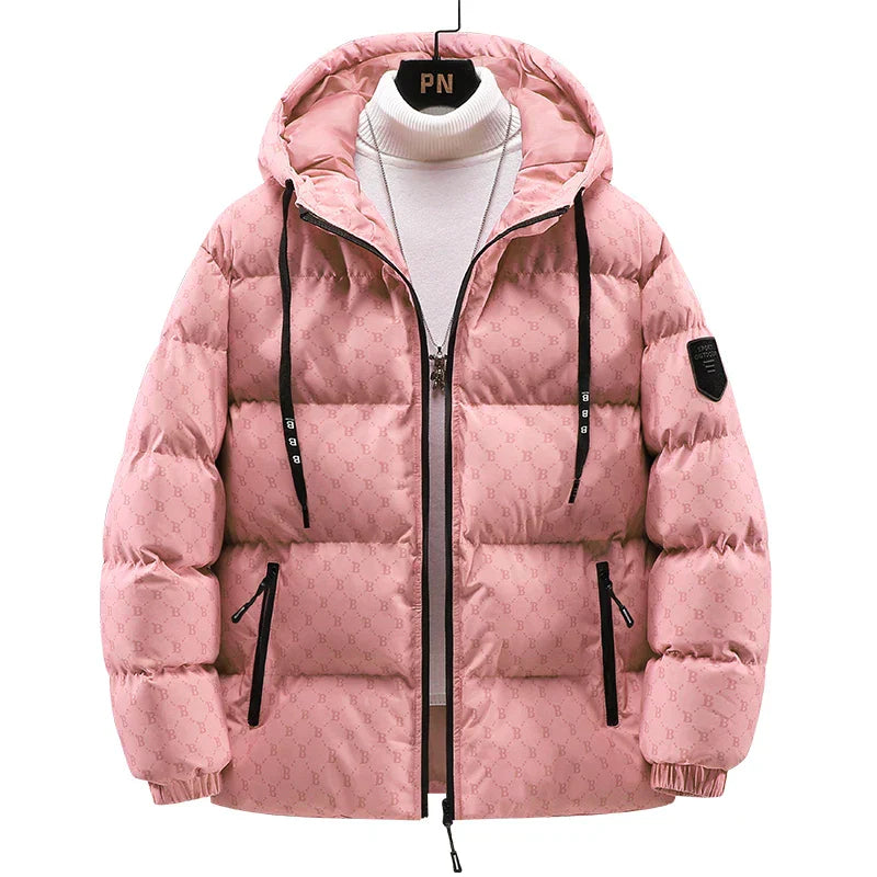 Krohn-e | Baumwolljacke mit Allover-Buchstabenprint