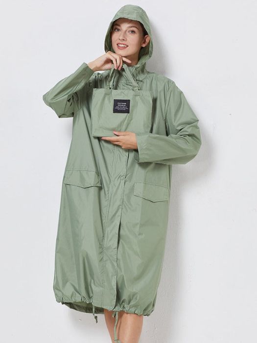 Modischer Damen-Windbreaker & Regenmantel in Rosalen