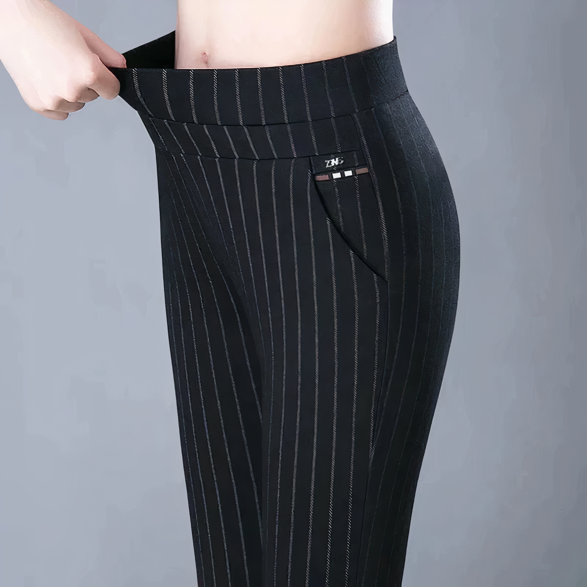 Stretchhose Rowan mit hoher Taille