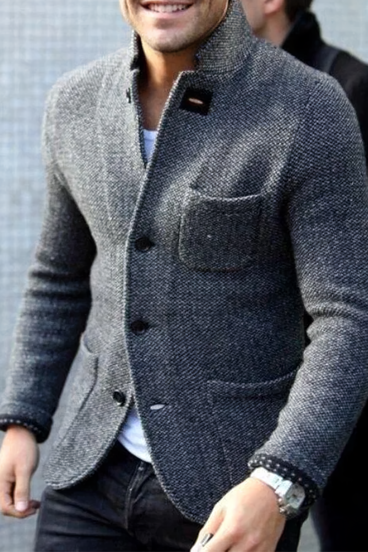 Vintage Taschen-Strickjacke Rufus