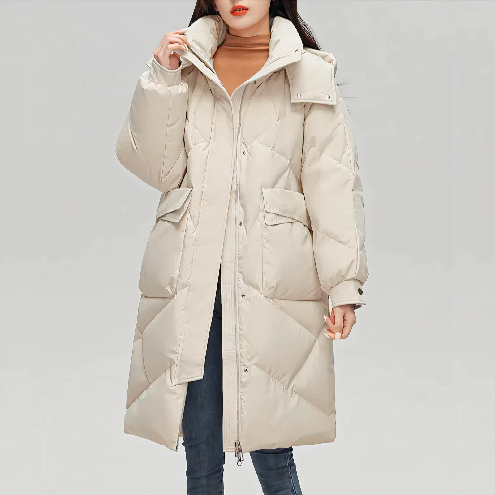 Krohn-e | Dicke und warme lange Jacke