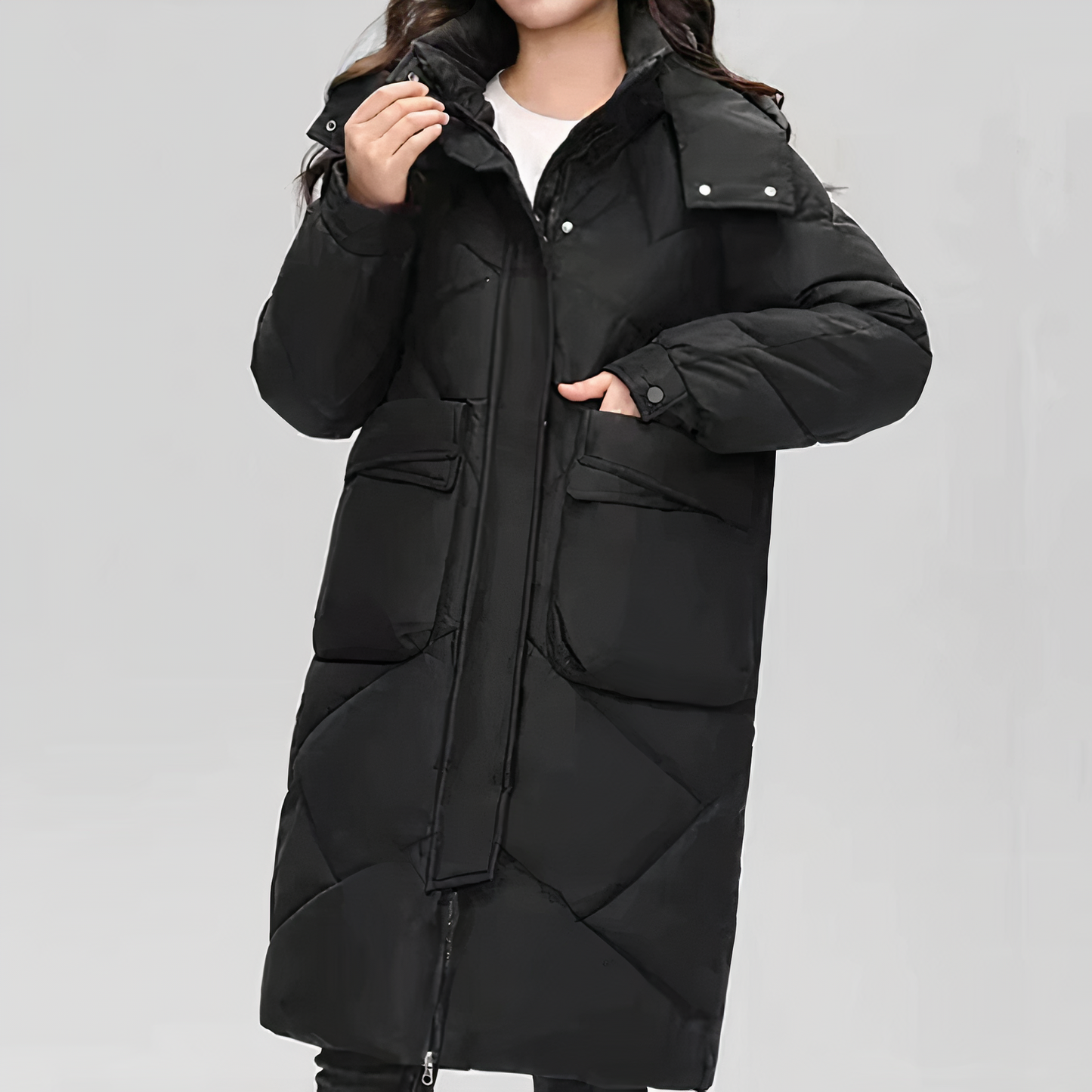 Krohn-e | Dicke und warme lange Jacke
