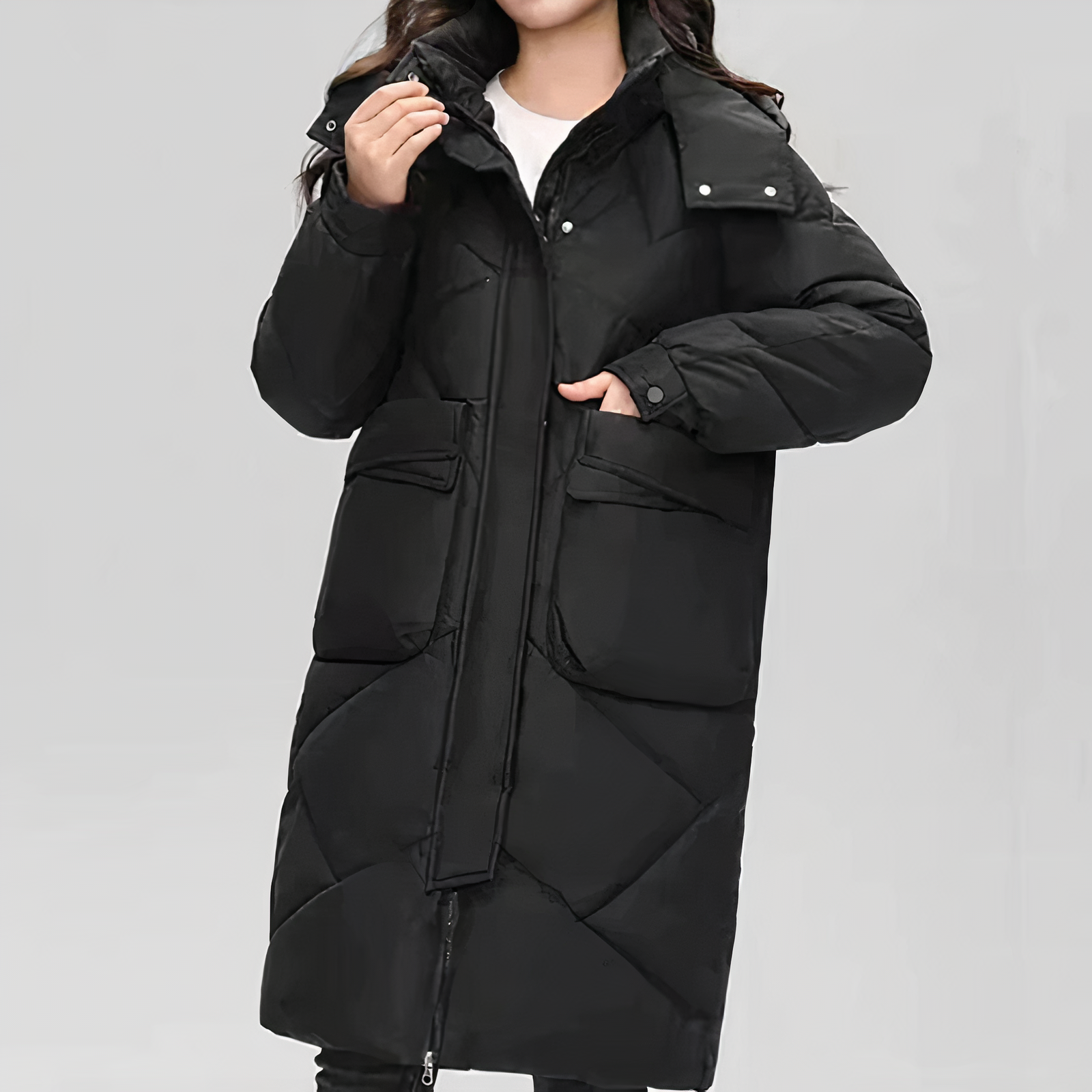 Krohn-e | Dicke und warme lange Jacke