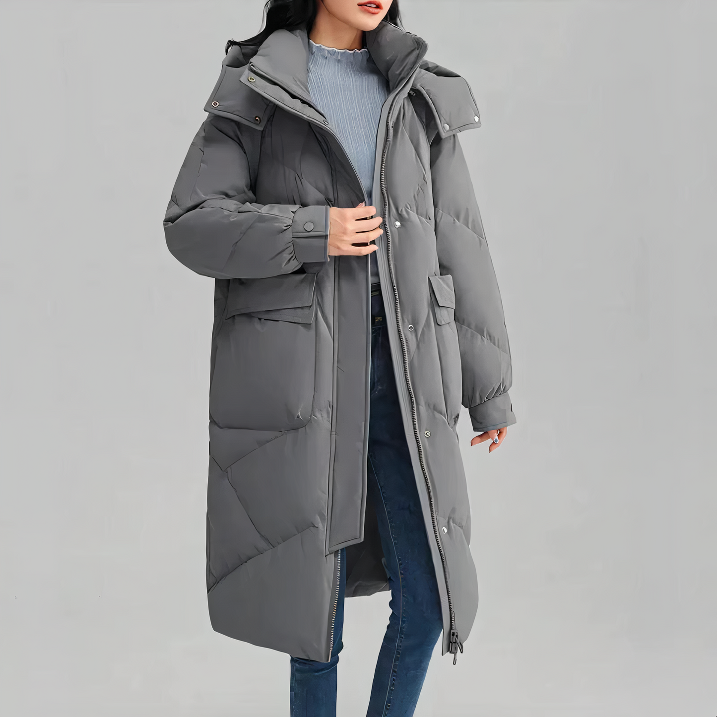 Krohn-e | Dicke und warme lange Jacke
