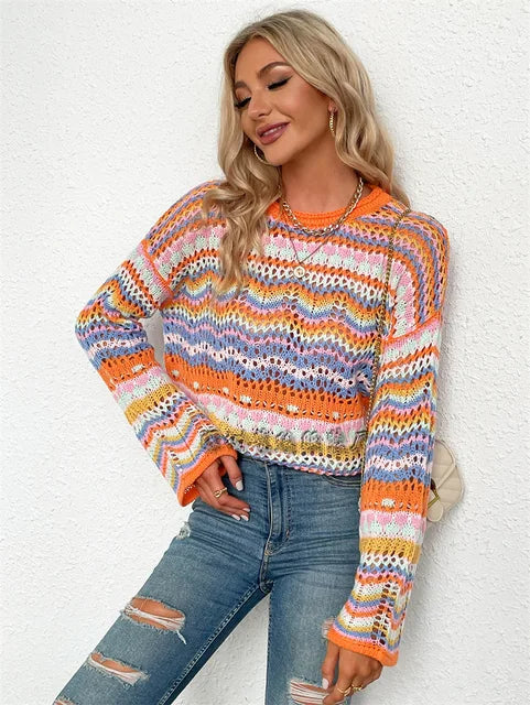 Krohn-e | Trendy Lose Strickpullover