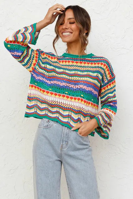 Krohn-e | Trendy Lose Strickpullover